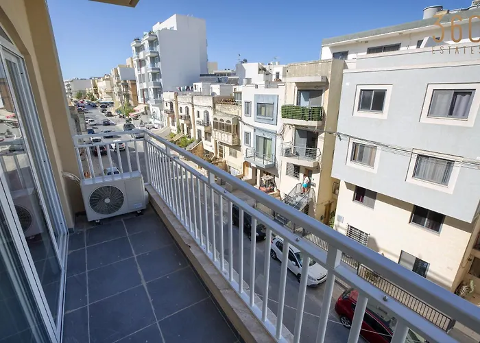 Apartman Spacious 4br With Private Balcony In Swieqi By 360 Estates Is-Swieqi
