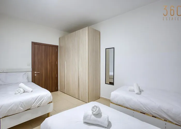 Spacious 4br With Private Balcony In Swieqi By 360 Estates Apartman *
