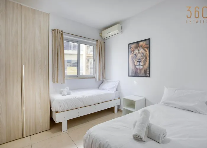 Spacious 4br With Private Balcony In Swieqi By 360 Estates Apartman *