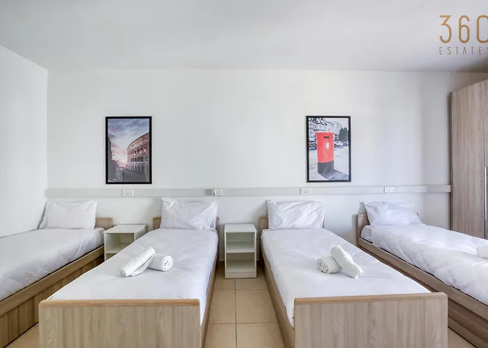 Apartman Spacious 4br With Private Balcony In Swieqi By 360 Estates