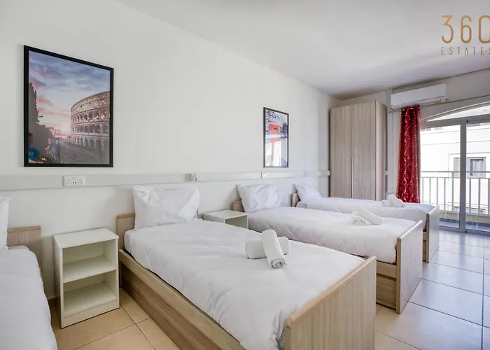 Apartman Spacious 4br With Private Balcony In Swieqi By 360 Estates *